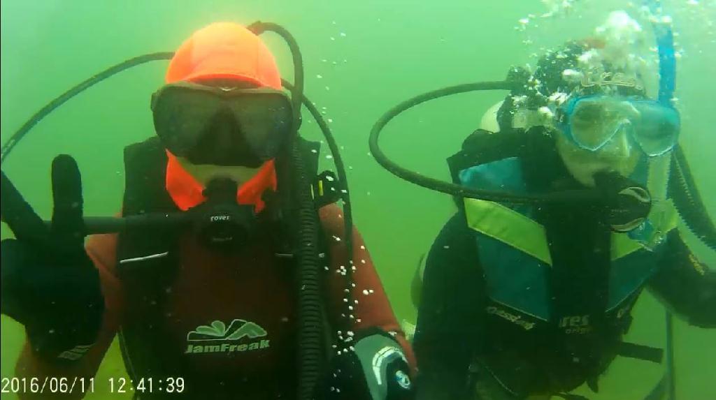 강습장면 촬영 - 남해 미조매섬 - 등대방향