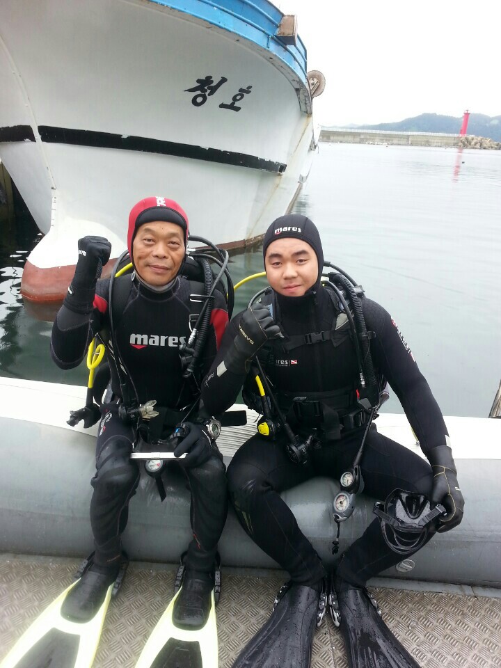 첫다이빙 - 포항 모포리 - 바로앞