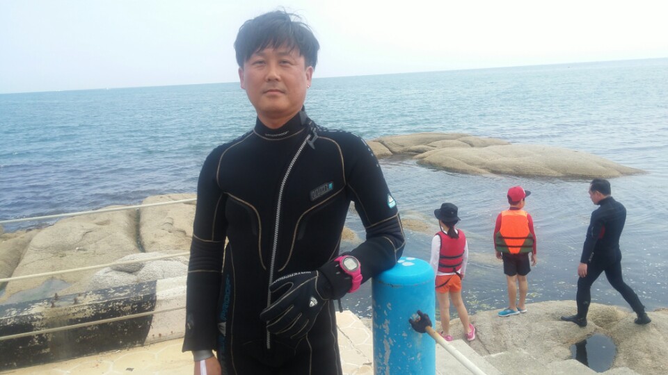 청간정 다이브 - 청간정 - 자연암반