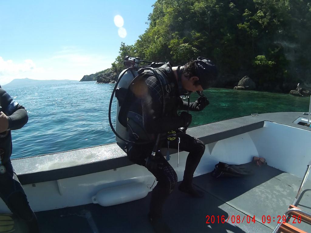 체크다이빙  - Philippine sabang - monkey beach