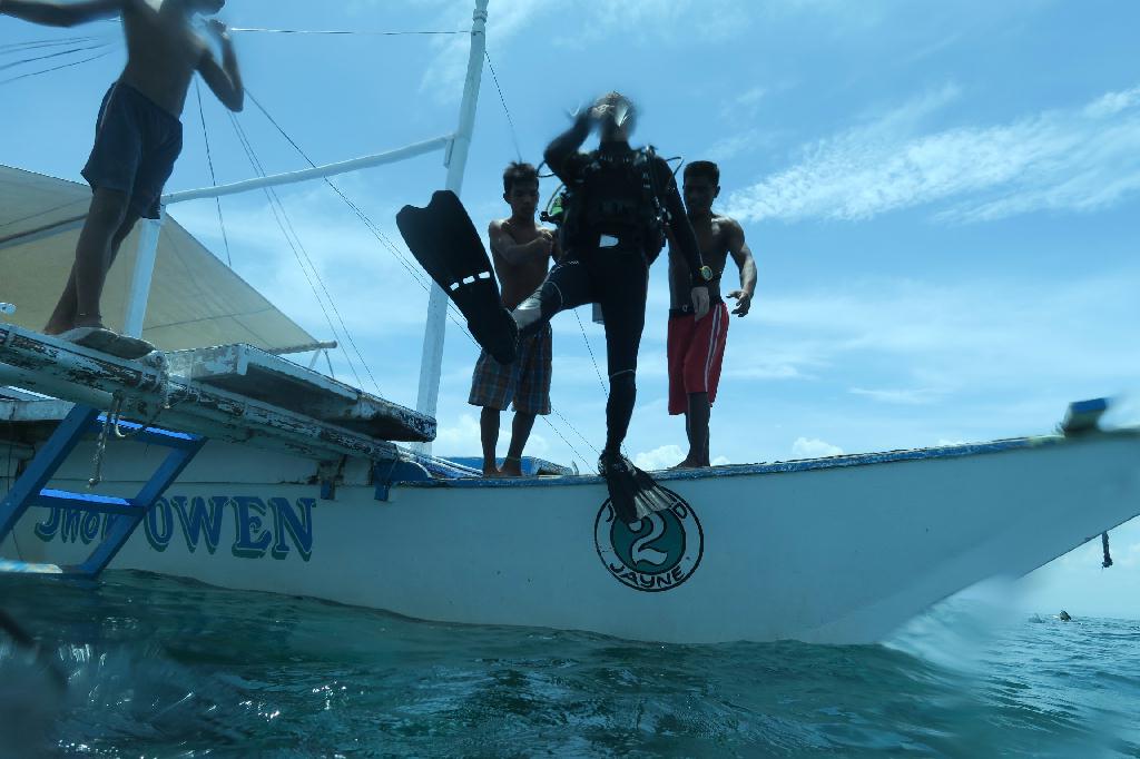 교육다이빙 - 세부 막탄 - 힐룽둥안