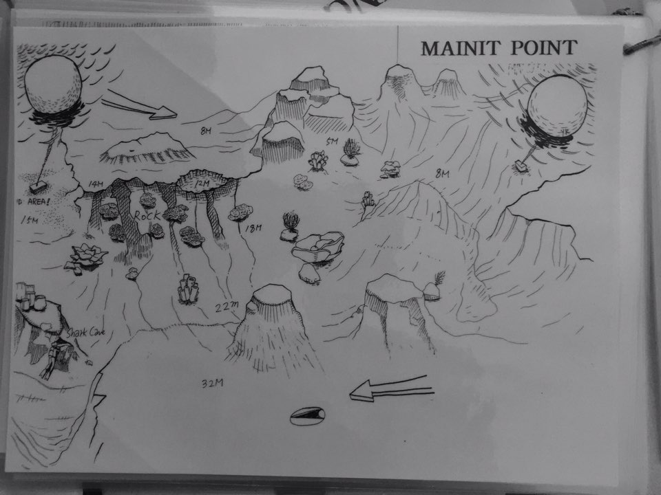 세번째 다이빙 - 필리핀 아닐라오 SM리조트 -  MAINT SCHOOL POINT