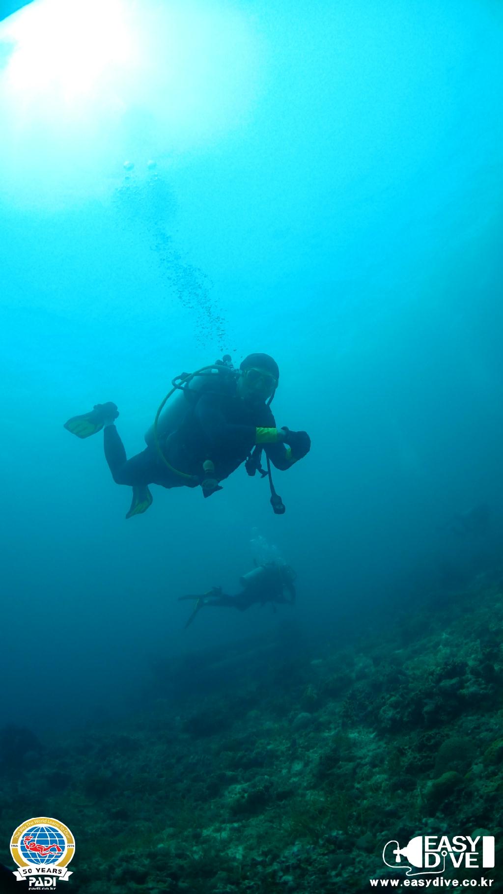 어드밴스드 과정 마지막 다이빙 - 세부 막탄 - 모밴픽 리조트 앞바다