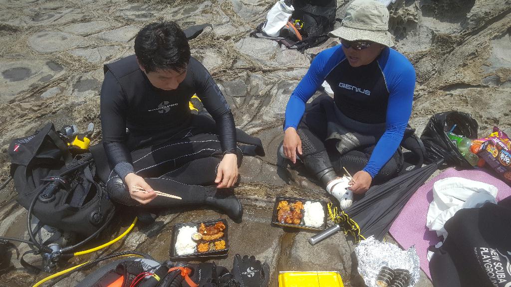 제주도 범섬 다이빙 - 제주도 - 범섬 새끼섬 서쪽