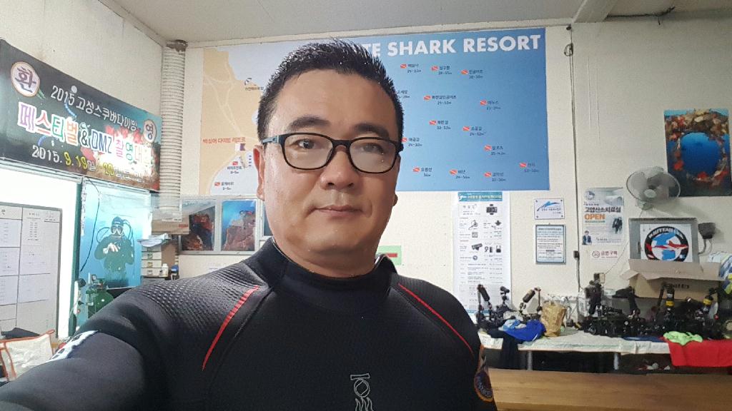 고성 백상어 리조트 포인트 다이빙 - 고성 백상어 리조트 - 사곰바위