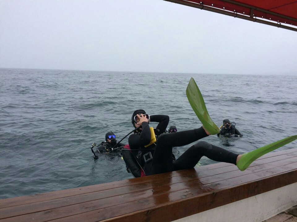 2017년 봉다이브 첫 체크다이빙  - 봉다이브 - 몰라.. 체크다이빙 포인트 