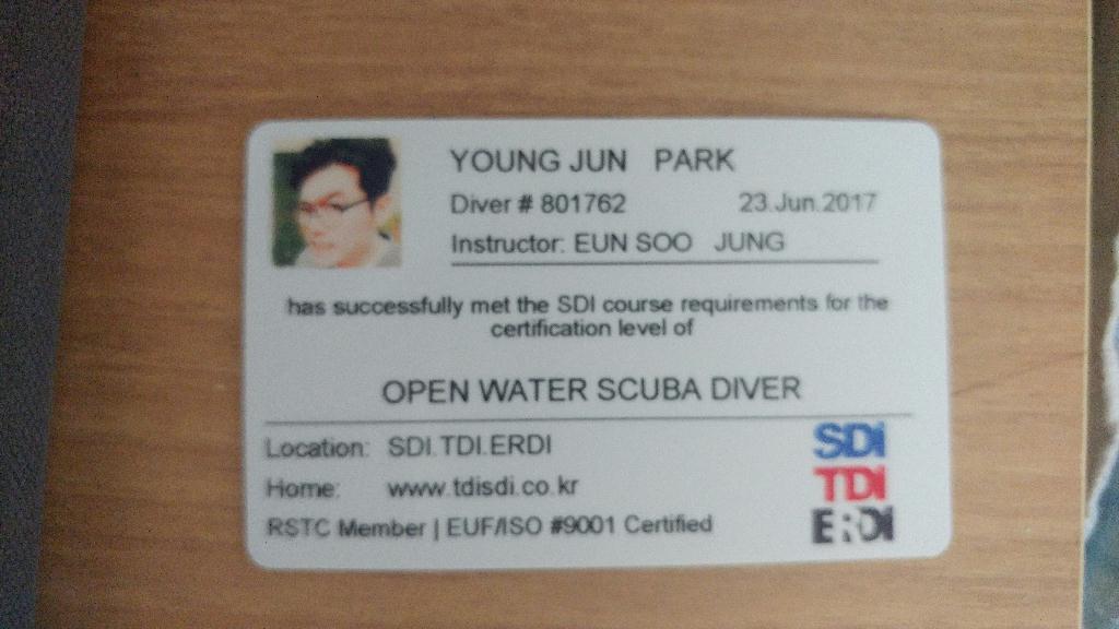 오픈워터취득 - LF문암리조트 - 인공어초