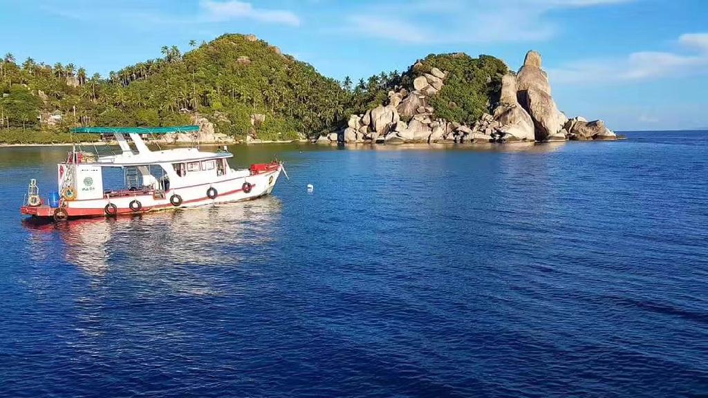 aow第五潜 - 泰国涛岛 - budder rock,ko tao