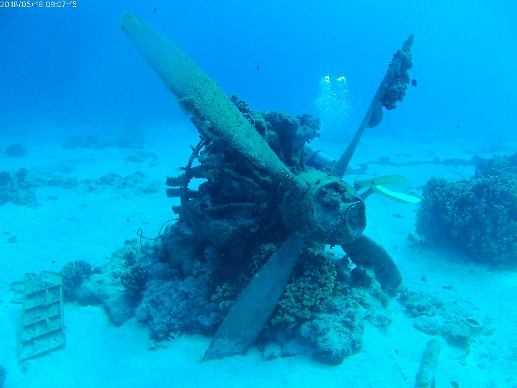 펀다이빙 - 사이판 - B-29 비행기