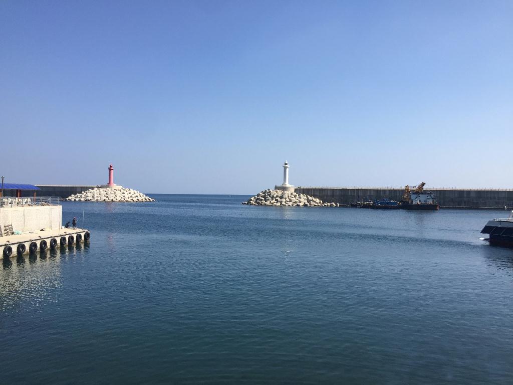 울릉도 다이빙 5 - 울릉도 아쿠아캠프 - 행남등대 뒷면