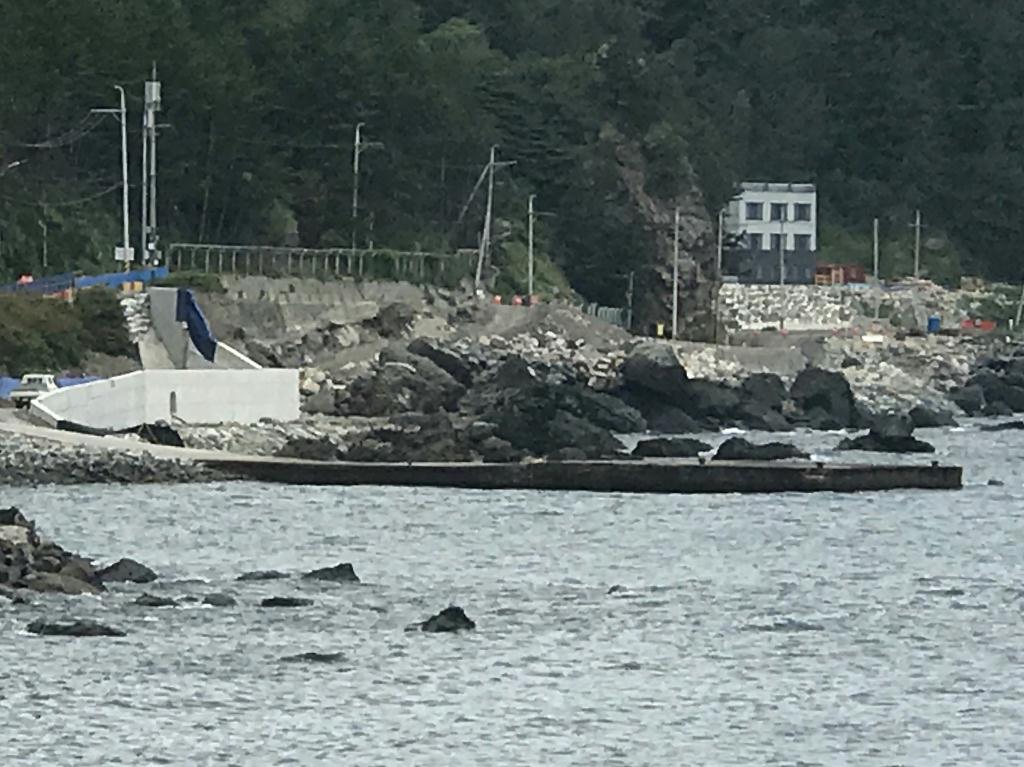 자이언트 다이빙 - 울릉도 북면 - 추산 방파제