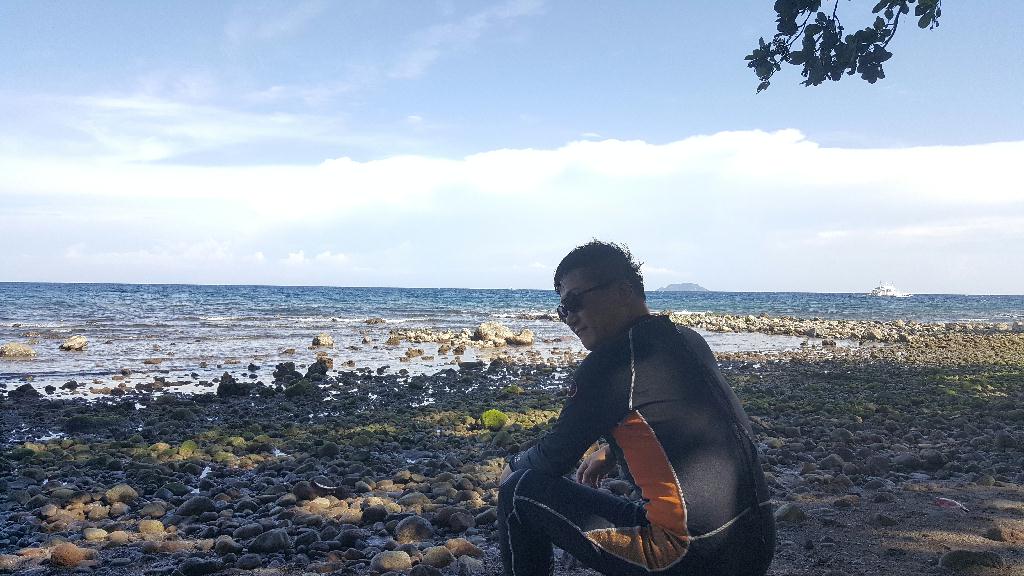 다우인샾 아랫동네 - 앞바다