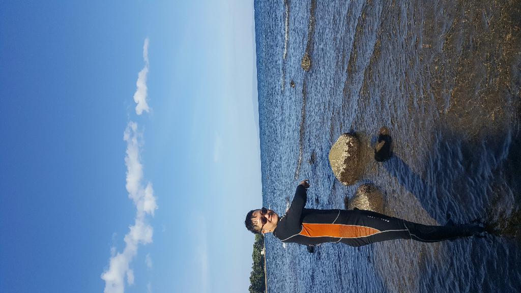 다우인샾 아랫동네 - 앞바다