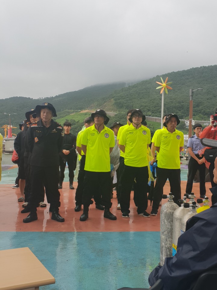 수중정화활동 - 가덕도 대항항 - 대항항