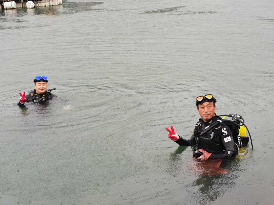 수중정화활동 - 가덕도 대항항 - 대항항