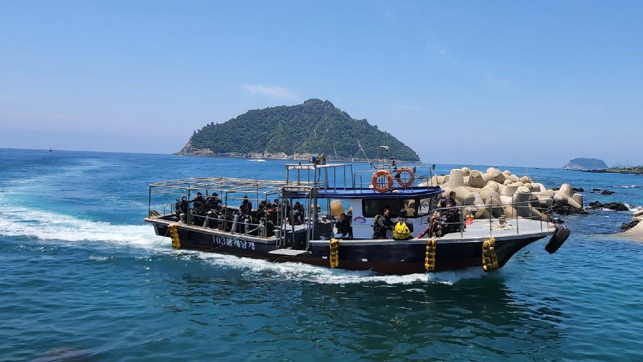 🛥️ 보트 다이빙 진행