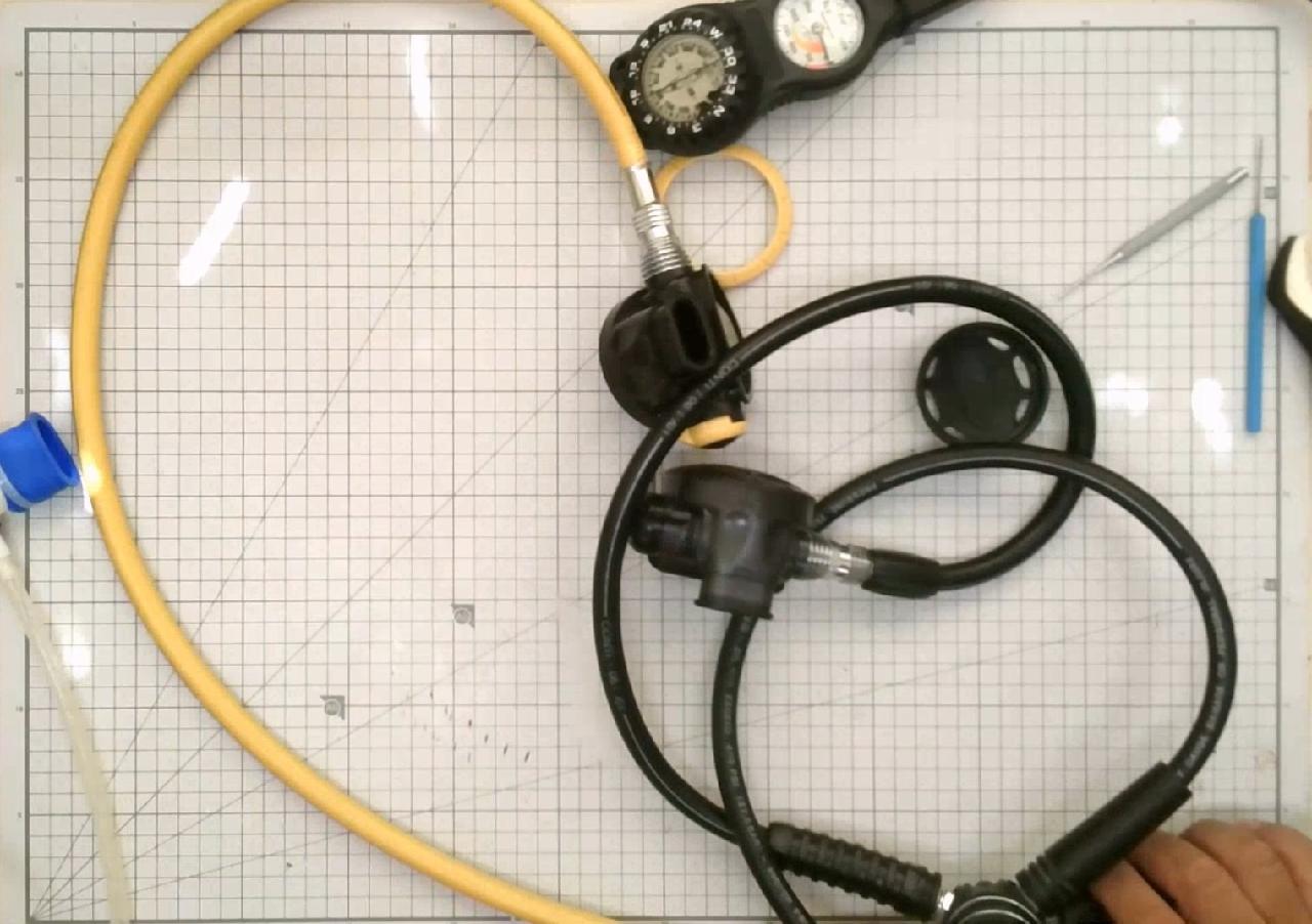 아쿠아렁 레전드 (1세대) 스쿠버 다이빙 호흡기 오버홀 리포트