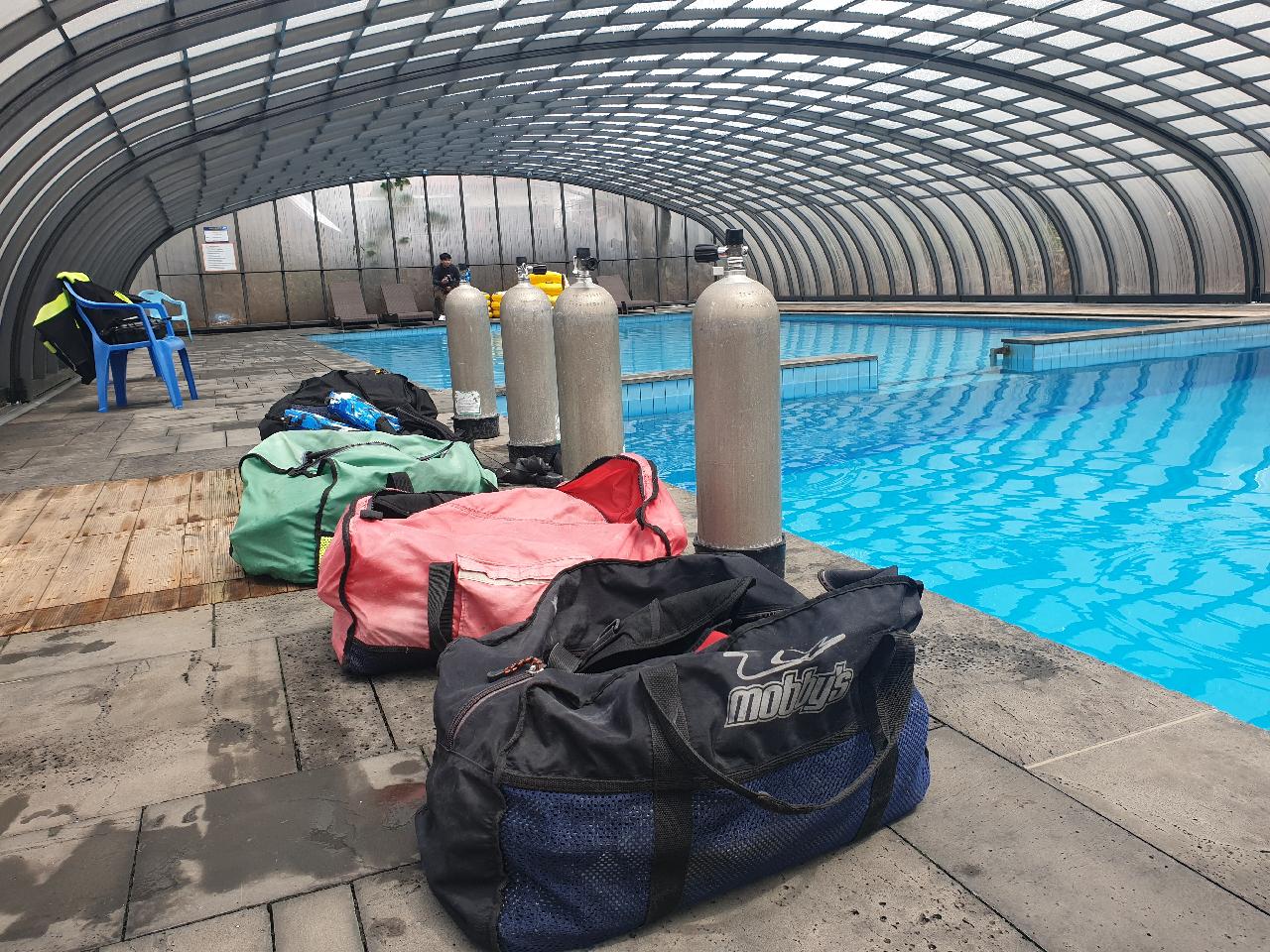 The First Challenge: Confined Water Training in the Pool