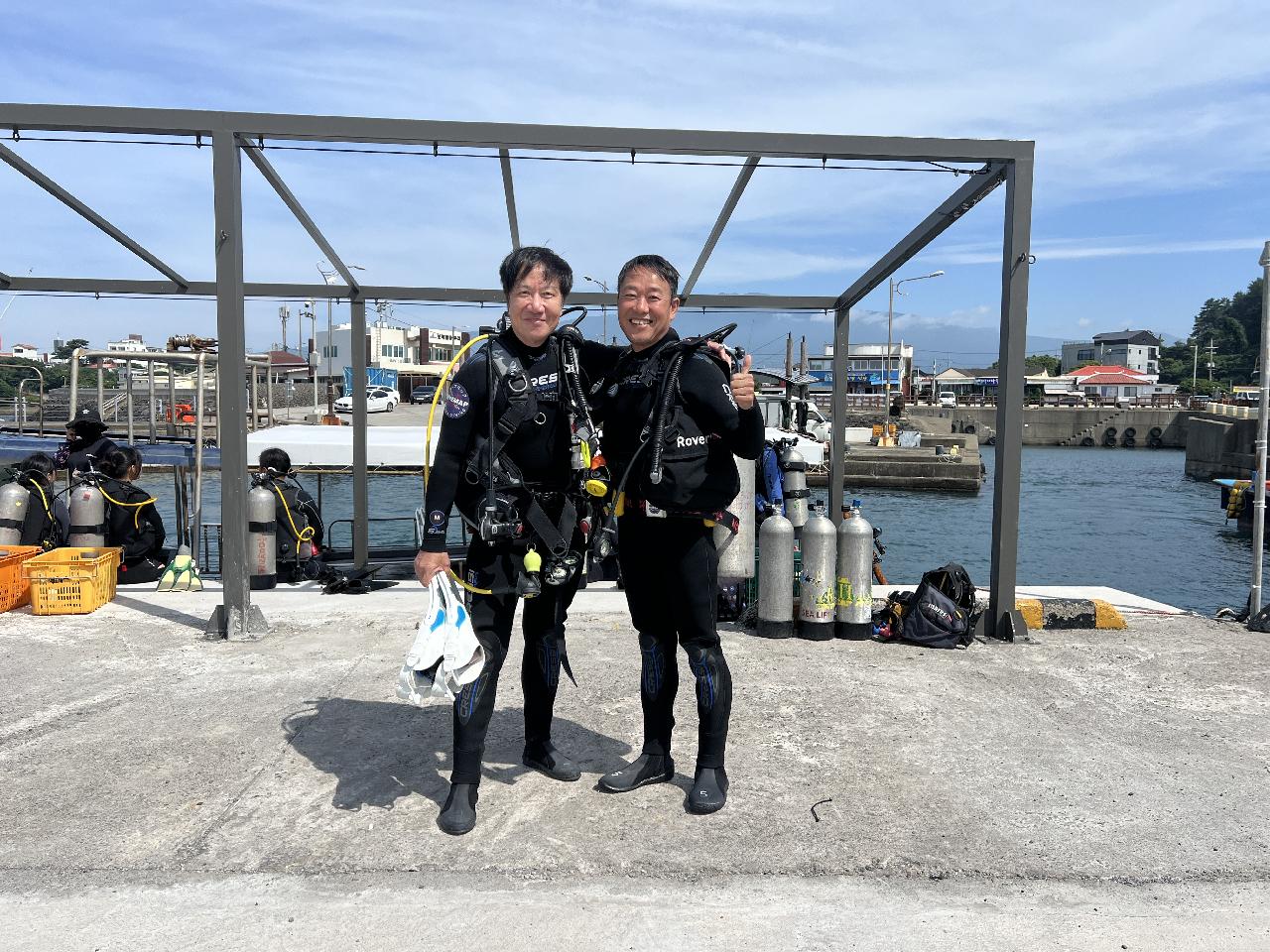 제주도 철인3종 경기 마치고 PADI 오픈워터 다이버 코스 도전!!  60대 시니어는 아직 청춘이랍니다.