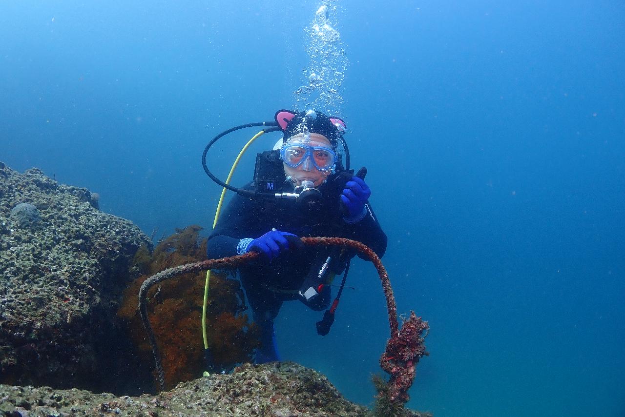 After the Typhoon, Back in the Water — What a Joy !