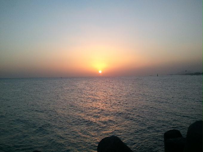 2014년 대박기원..강원도 강릉 사천항 일출