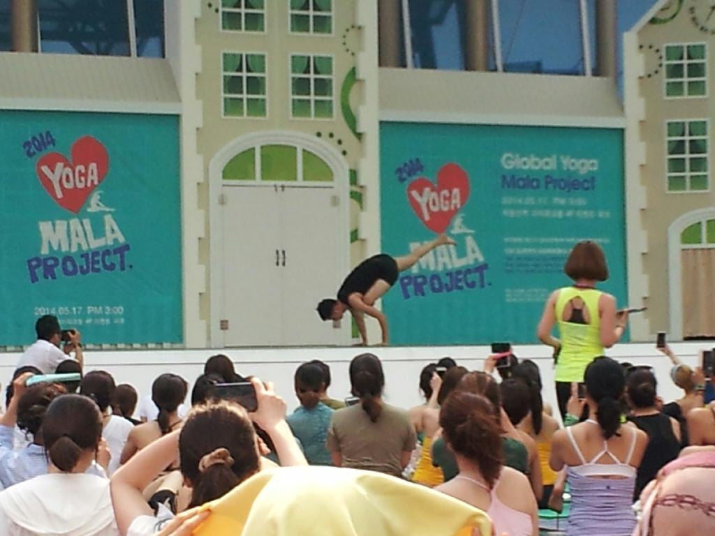 5/17일날열린 요가말라행사~~요가인으로써 참여를했다