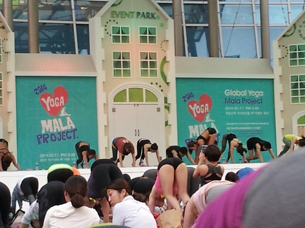 5/17일날열린 요가말라행사~~요가인으로써 참여를했다