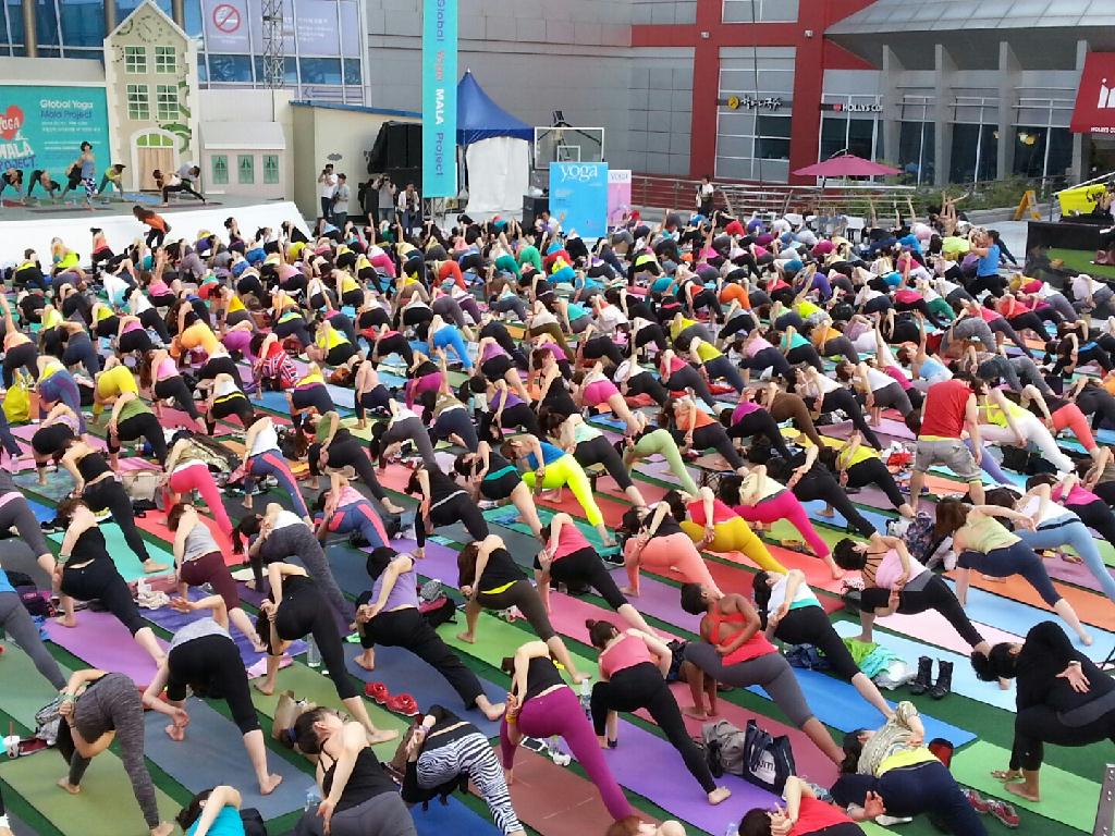5/17일날열린 요가말라행사~~요가인으로써 참여를했다