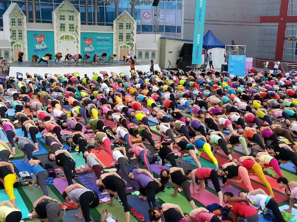 5/17일날열린 요가말라행사~~요가인으로써 참여를했다