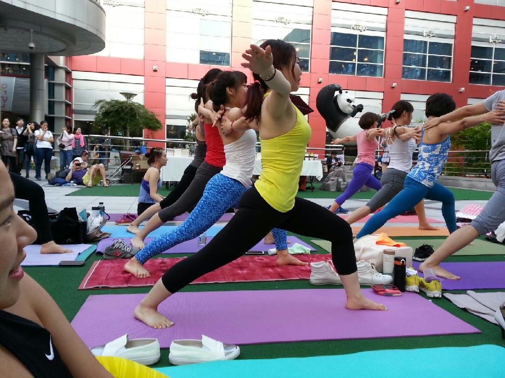 5/17일날열린 요가말라행사~~요가인으로써 참여를했다