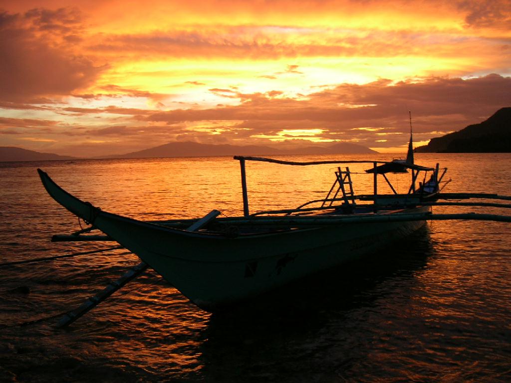 아름다운 추억(석양) - 필리핀 보니또 아일랜드(200