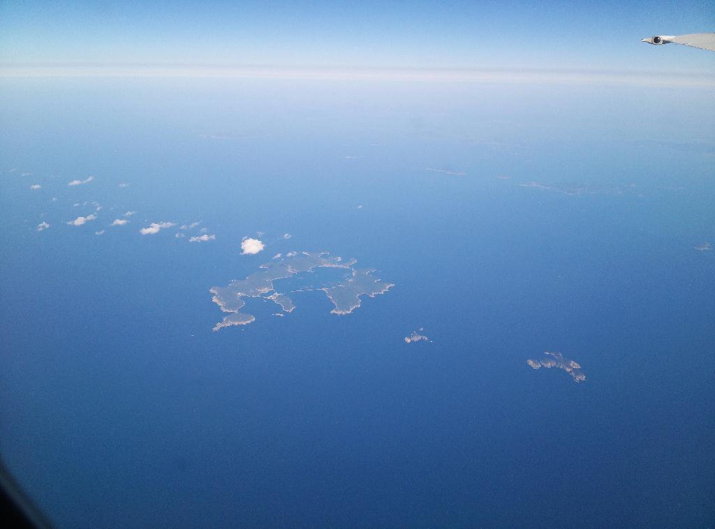 하늘에서 본 거문도